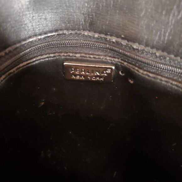 Perlina Black Leather Backpack - Picture 7 of 7